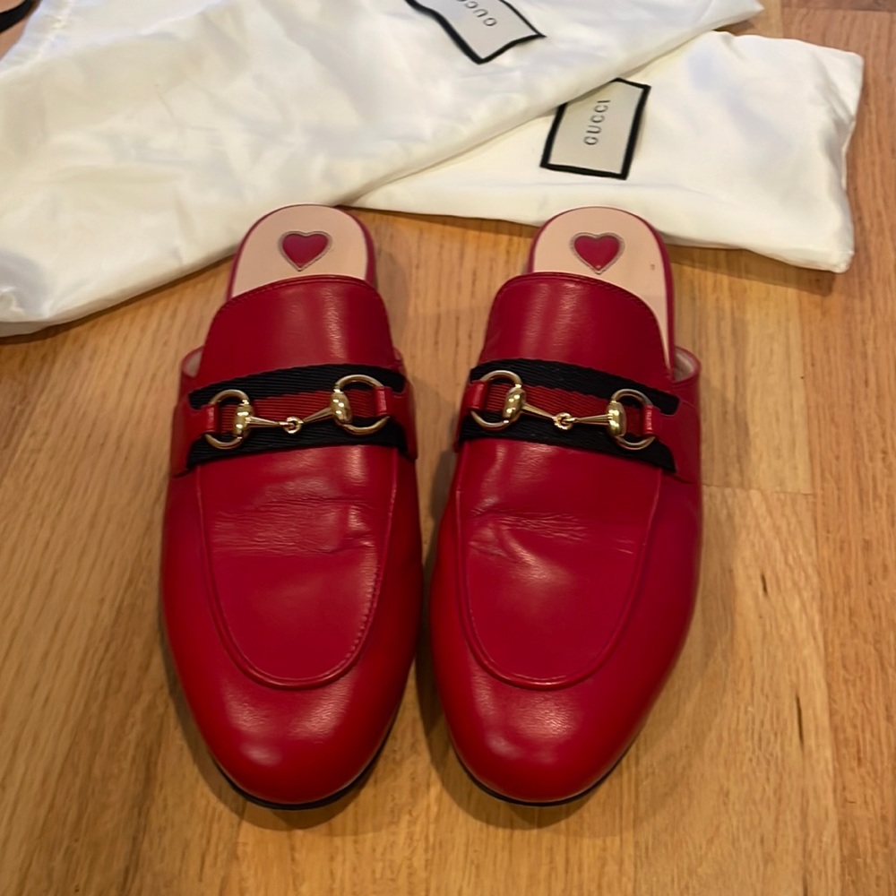 Gucci princetown leather loader -slipper